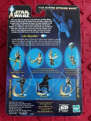 STAR WARS THE EMPIRE STRIKES BACK ACTION FIGURES LUKE SKYWALKER BESPIN DUEL