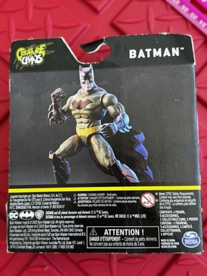 BATMAN GREEN SUIT DC Spinmaster The Caped Crusader 1st Edition Creature Chaos 4"