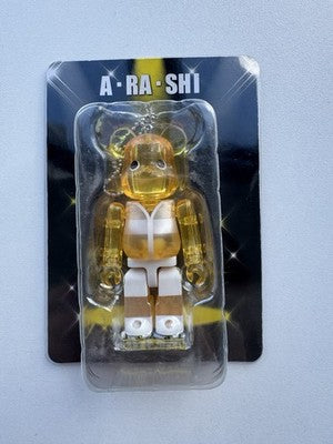 ARASHI EXHIBITION JOURNEY x MEDICOM yellow BEARBRICK Ninomiya Kazunari Japan LTD