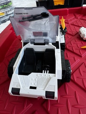 Vintage 1985 Hasbro Gi Joe Snow Cat Vehicle AS is incomplete.