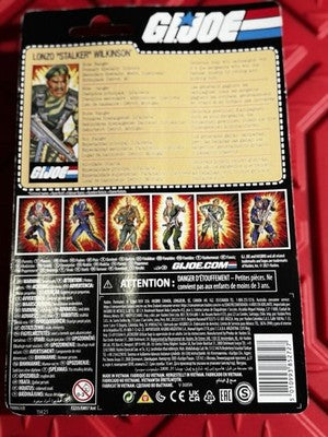 G.I. JOE retro super-articulated 3.75” figure LONZO "STALKER" WILKINSON NEW