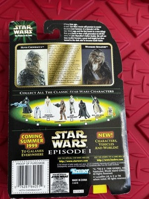Star Wars Hoth Chewbacca Action Figure The Power of the Force Kenner 1998