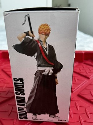 Bleach Solid and Souls Ichigo Kurosaki Figure Banpresto BANDAI