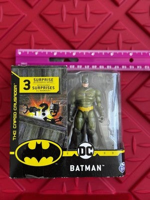 BATMAN GREEN SUIT DC Spinmaster The Caped Crusader 1st Edition Creature Chaos 4"