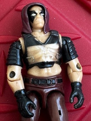 VINTAGE GI JOE COBRA ZARTAN V1 1984 HASBRO ARAH. LOOSE. CARD, BP, Face, Shield.