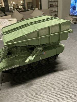Vintage 1984 G.I. Joe Toss n' Cross Bridge Layer. Complete