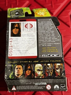 2009 GI JOE Rise of Cobra 3.75” Baroness Action Figure NONMINT
