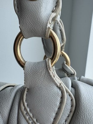 Auth Miu Miu Shoulder Bag Matelasse Gather Handbag 2WAY Shoulder Bag