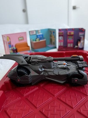 Justice League Mega Cannon BATMOBILE Car plus Batman