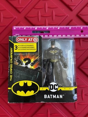 Exclusive Spin Master Batman 4" Figure DC With 3 Surprise Accessories FAST SHIP!