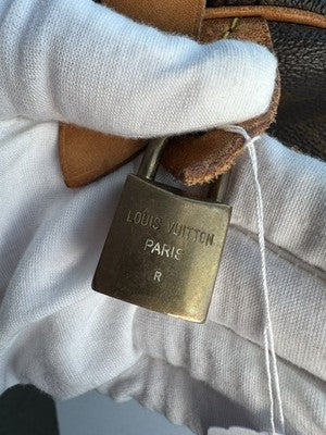 Louis Vuitton Monogram Leather Speedy 35 Boston Bag. As Is
