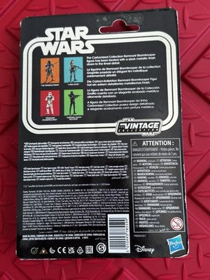Star Wars Vintage Collection Mandalorian Remnant Stormtrooper Carbonized 3.75"