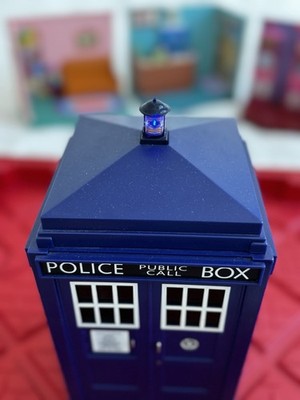 Doctor Who TARDIS Police Public Call Box Light & Sound And Doctor Who 6.5”