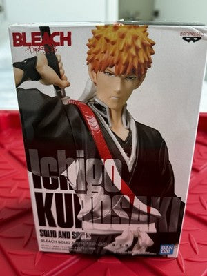 Bleach Solid and Souls Ichigo Kurosaki Figure Banpresto BANDAI