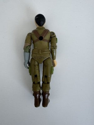 G.I. GI Joe ARAH 1982 ZAP V1 Straight Arm, Right Hand Not Orig, ONE BROKEN THUMB