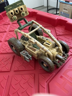 Hasbro GI JOE 8” SAND RAZOR Plastic DUNE BUGGY Toy Model USA4X-0023. Sold As Is