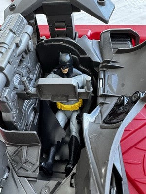 Justice League Mega Cannon BATMOBILE Car plus Batman