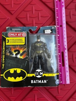 Exclusive Spin Master Batman 4" Figure DC With 3 Surprise Accessories FAST SHIP!