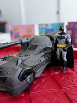 Justice League Mega Cannon BATMOBILE Car plus Batman