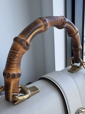 Gucci - Dionysus - White/Blue/Red Striped Leather Top Handle Bag