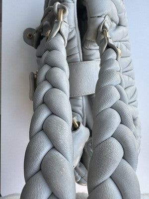 Auth Miu Miu Shoulder Bag Matelasse Gather Handbag 2WAY Shoulder Bag