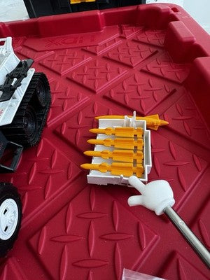 Vintage 1985 Hasbro Gi Joe Snow Cat Vehicle AS is incomplete.
