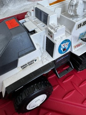 Vintage 1985 Hasbro Gi Joe Snow Cat Vehicle AS is incomplete.