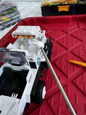 Vintage 1985 Hasbro Gi Joe Snow Cat Vehicle AS is incomplete.