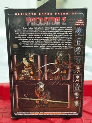 NECA Predator 2 Ultimate Snake Predator Action Figure 30th Anniversary Toys