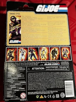 2021 GI JOE Retro SNAKE EYES 3.75" - WALMART EXCLUSIVE FIGURE #2