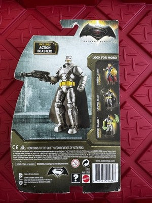 Batman v Superman Dawn of Justice: Battle Armor Batman (Mattel, 2015) Brand New