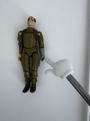 G.I. GI Joe ARAH 1982 ZAP V1 Straight Arm, Right Hand Not Orig, ONE BROKEN THUMB