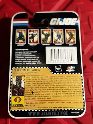 GI Joe 2008 Desert Infiltrators Sand Viper - Sealed
