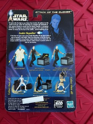 Hasbro Star Wars Attack Of The Clones - Anakin Skywalker Outland Peasant...