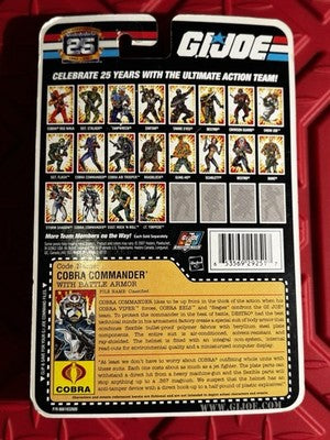 GI Joe 25th Anniversary Cobra The Enemy - Cobra Commander WBA (Hasbro, 2007)