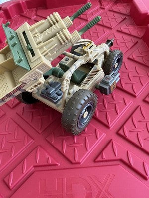 Hasbro GI JOE 8” SAND RAZOR Plastic DUNE BUGGY Toy Model USA4X-0023. Sold As Is