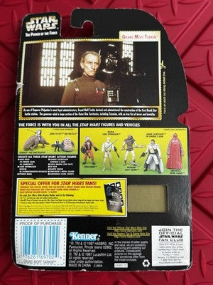 1997 Kenner Star Wars Action Figure Grand Moff Tarkin with Freeze Frame Slide