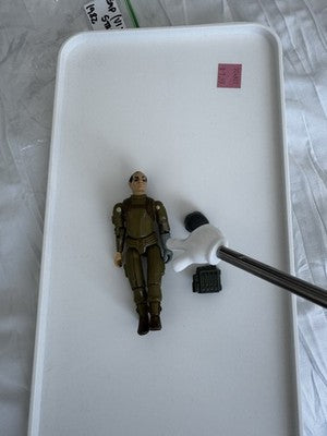 G.I. GI Joe ARAH 1982 ZAP V1 Straight Arm, Right Hand Not Orig, ONE BROKEN THUMB