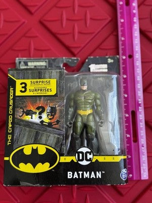 BATMAN GREEN SUIT DC Spinmaster The Caped Crusader 1st Edition Creature Chaos 4"