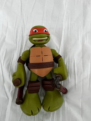 Lot of 8 Teenage Mutant Ninja Turtle Figure, Keno + Scooter, Robotic soldier
