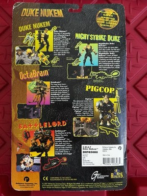 Duke Nukem S.W.A.T Action Figure Previews Exclusive 3D Realms Swat SEALED