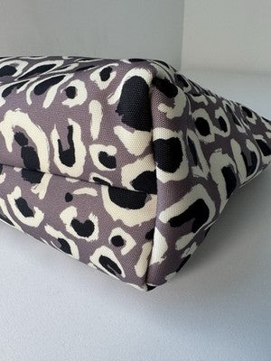 Auth GUCCI leopard Hand Bag Tote Bag