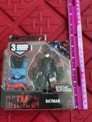 DC The Batman Movie BATMAN 4” Action Figure 2022 Spin Master FACTORY SEALED!