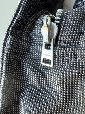 Hermes Air Line Pm Canvas Tote Bag