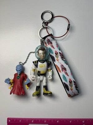 Keychain Disney Junior Miles From Tomorrowland Dad Leo Callisto And Krona.