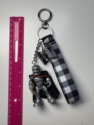 Star Wars Captain Phasma First Order Figure  Keychain Unique Piece