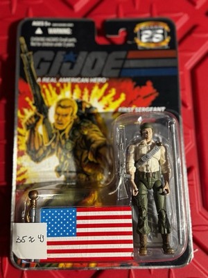 G.I. JOE  25th Duke with Flag Figure Series LOGO NEW