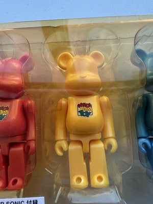 MEDICOM TOY SUPER SONIC BE@RBRICK FIGURES. 2001