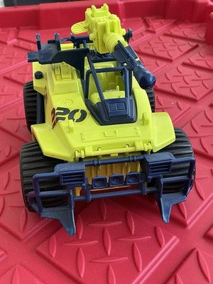 Vintage 1990 Hasbro GI Joe Badger Green Jeep ATV - Incomplete. Sold As Is.