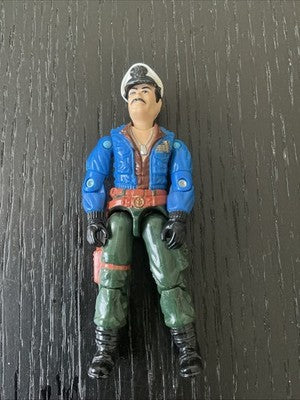 Vintage GI Joe 1985 Admiral KEEL HAUL  V2 3.75" Action Figure ARAH Tight Joints